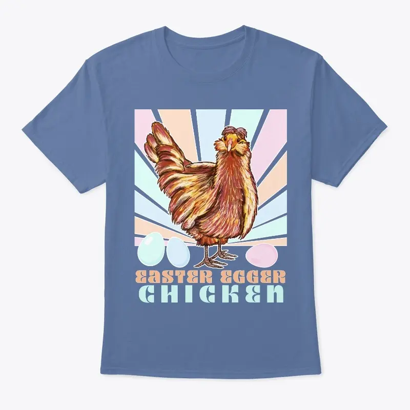 Easter Egger Chicken Retro Vintage