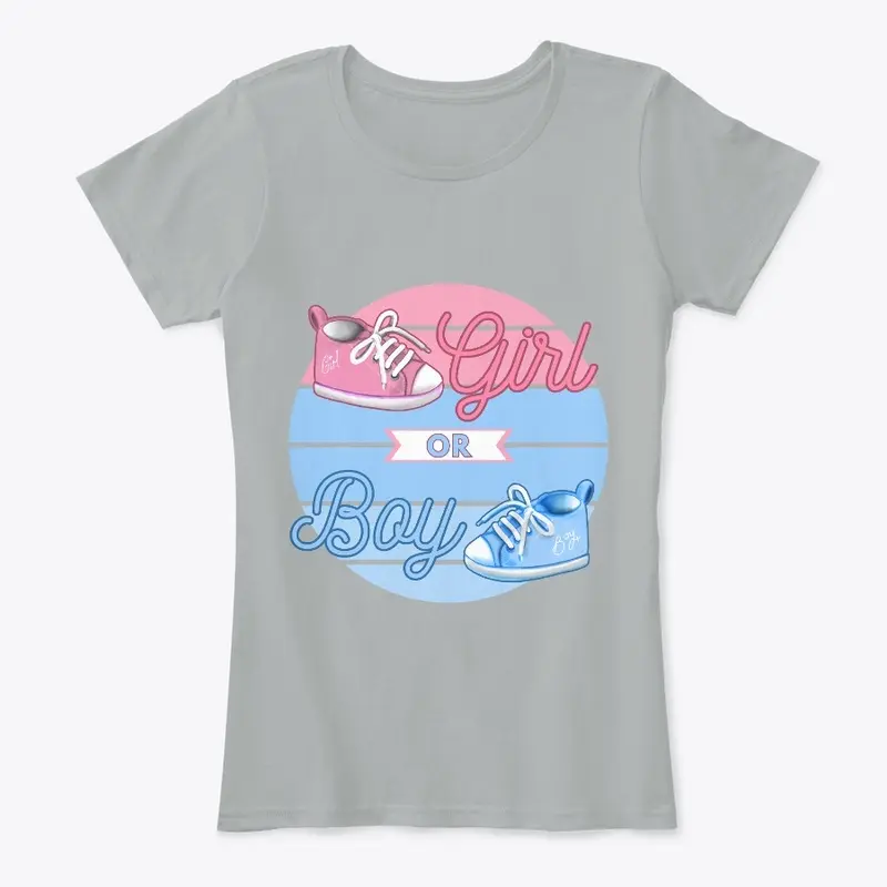 Gender Reveal Girl or Boy Booties - Girl